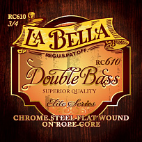 La Bella RC610 Комплект струн для контрабаса размером 3/4